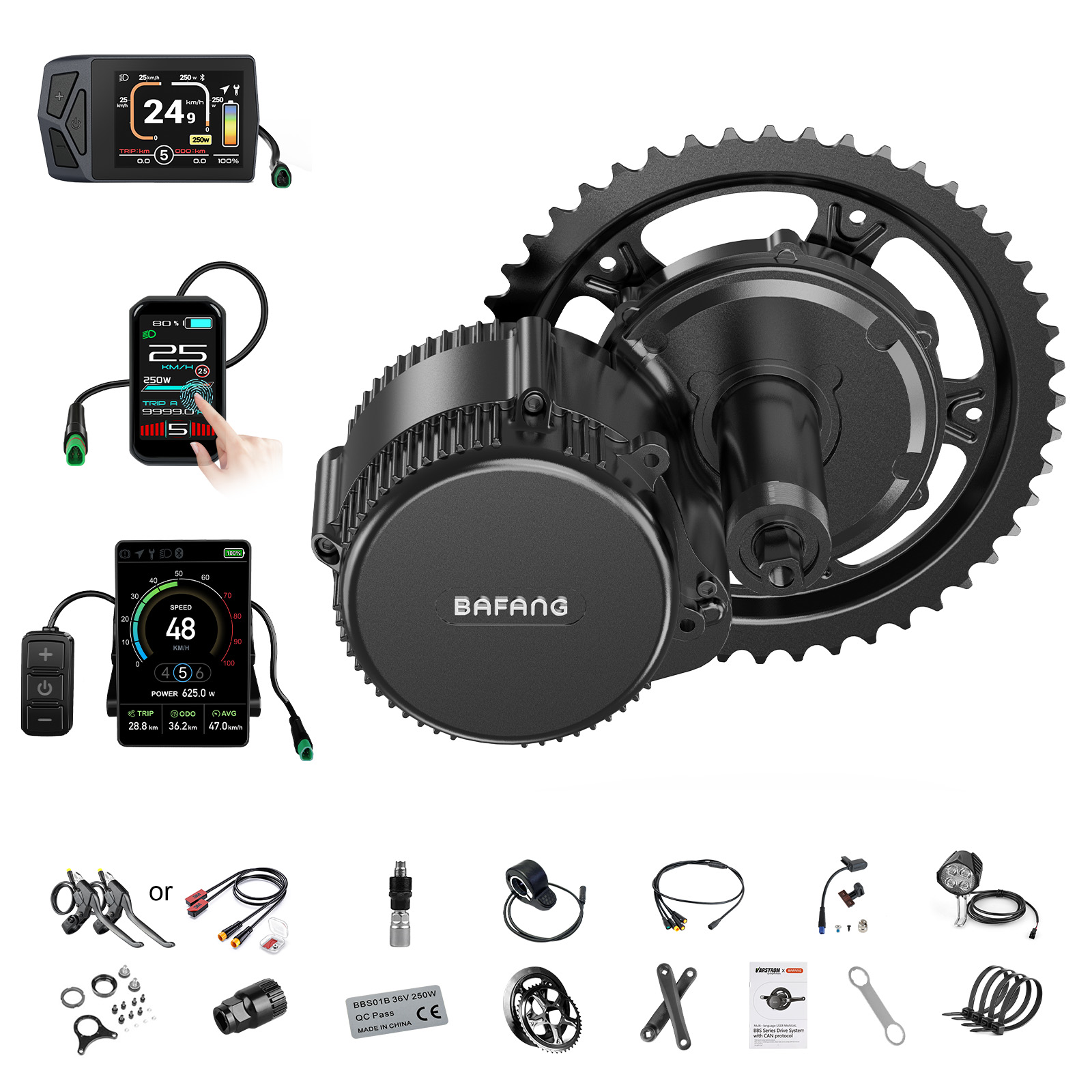 Mid Drive Motor Kit 52V 1000W - [Lokaler Versand in den USA] Bafang