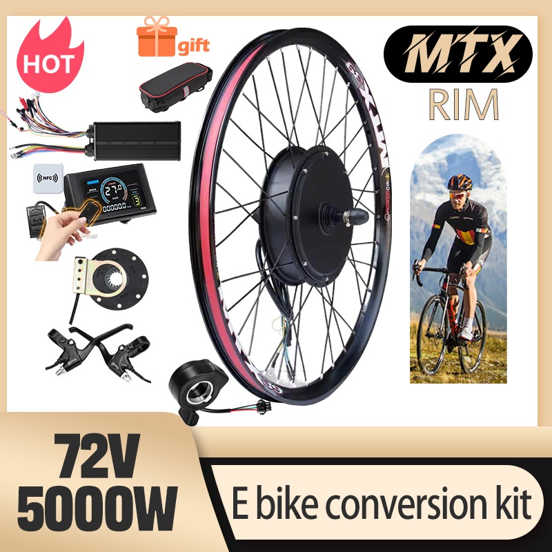 Ebike Conversion Kit 72V 3000W - MTX39 E-Bike-Umrüstsatz, 72 V, 5000 W,