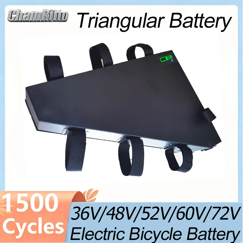 Electric Bicycle Battery 72V 30Ah - Elektrofahrrad 60V/72V 3000W Dreiecksbatterie 36V 48V