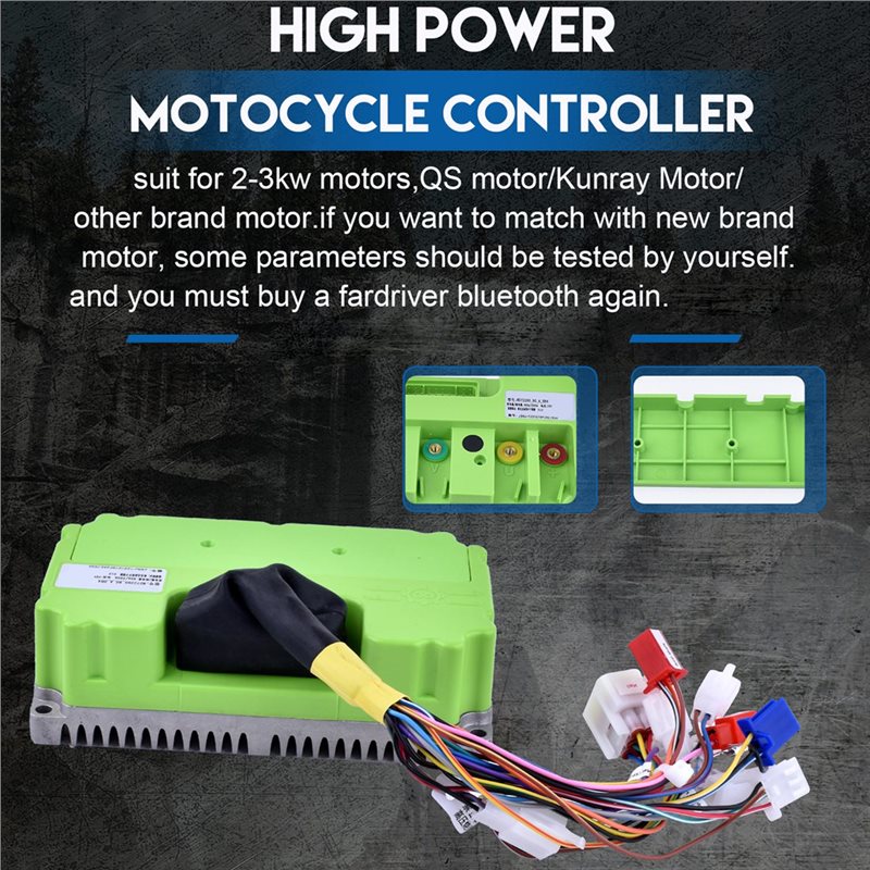 Sine Wave Controller 48V 72V 80A - Fardriver 48V-72V 80A 3KW Sinuswellen-Controller mit