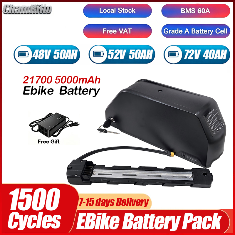 Elektrofahrrad 36V 48V 52V 25A – Electric Bicycle Battery 72V 30Ah Bewertung und Preis