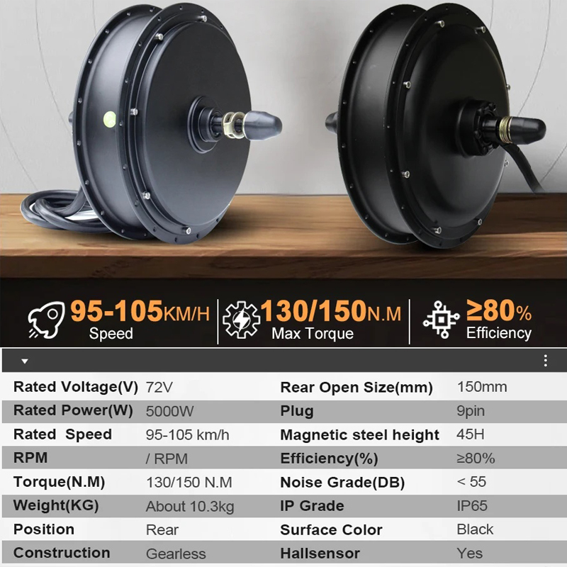 Neuer MTX39 72V 5000W E-Bike U – Ebike Conversion Kit 72V 3000W Bewertung und Preis