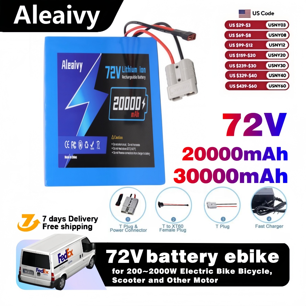 Versand aus den USA: 72V 20Ah  – Electric Bicycle Battery 72V 30Ah Bewertung und Preis