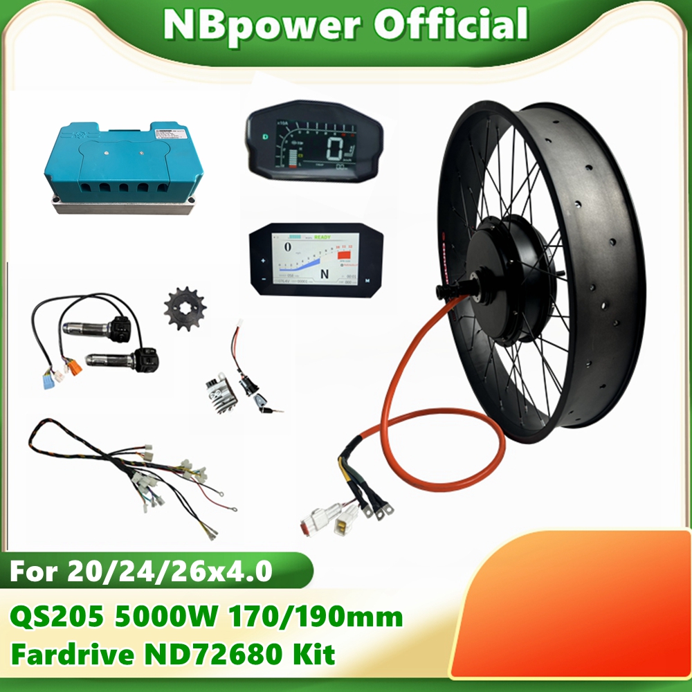 NBpower QS205 72V 5000W 170/19 – 72V 5000W Hub Motor Kit Bewertung und Preis