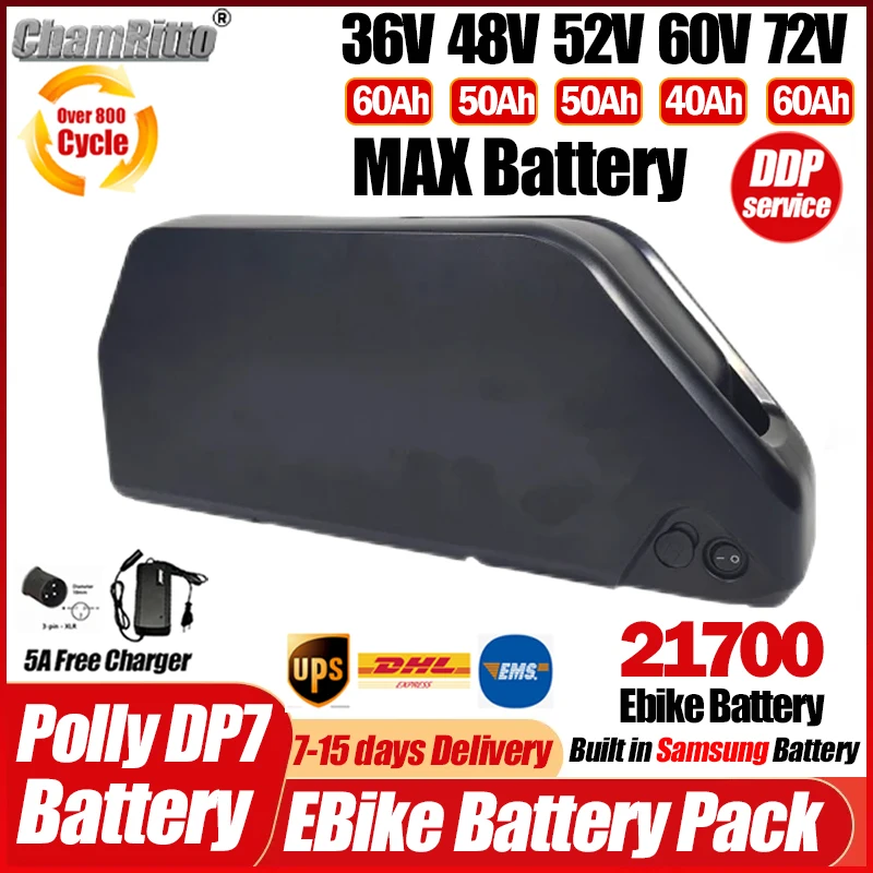 Cham 36 60 52V 48V 72V 45Ah 60 – Ebike Battery 48V 20Ah Hailong Bewertung und Preis