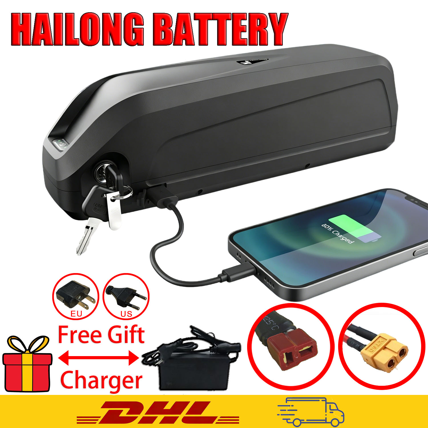 Neuer Hailong Elektrofahrrad-A – Ebike Battery 48V 20Ah Hailong Bewertung und Preis